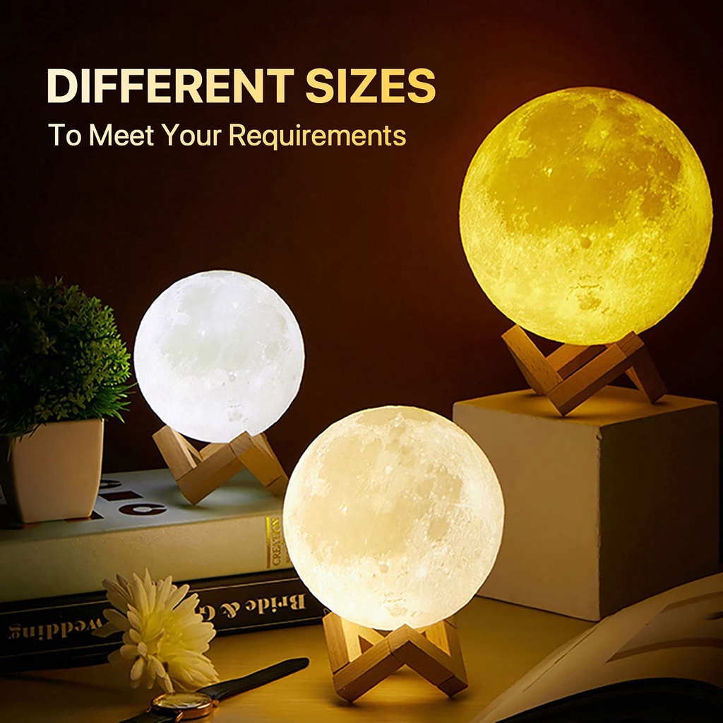 15cm LED 3D Moonlight night lamp