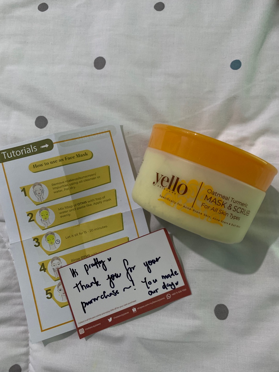 Download Yello Oatmeal Turmeric Mask Scrub Otms Free Postage Shopee Malaysia Yellowimages Mockups