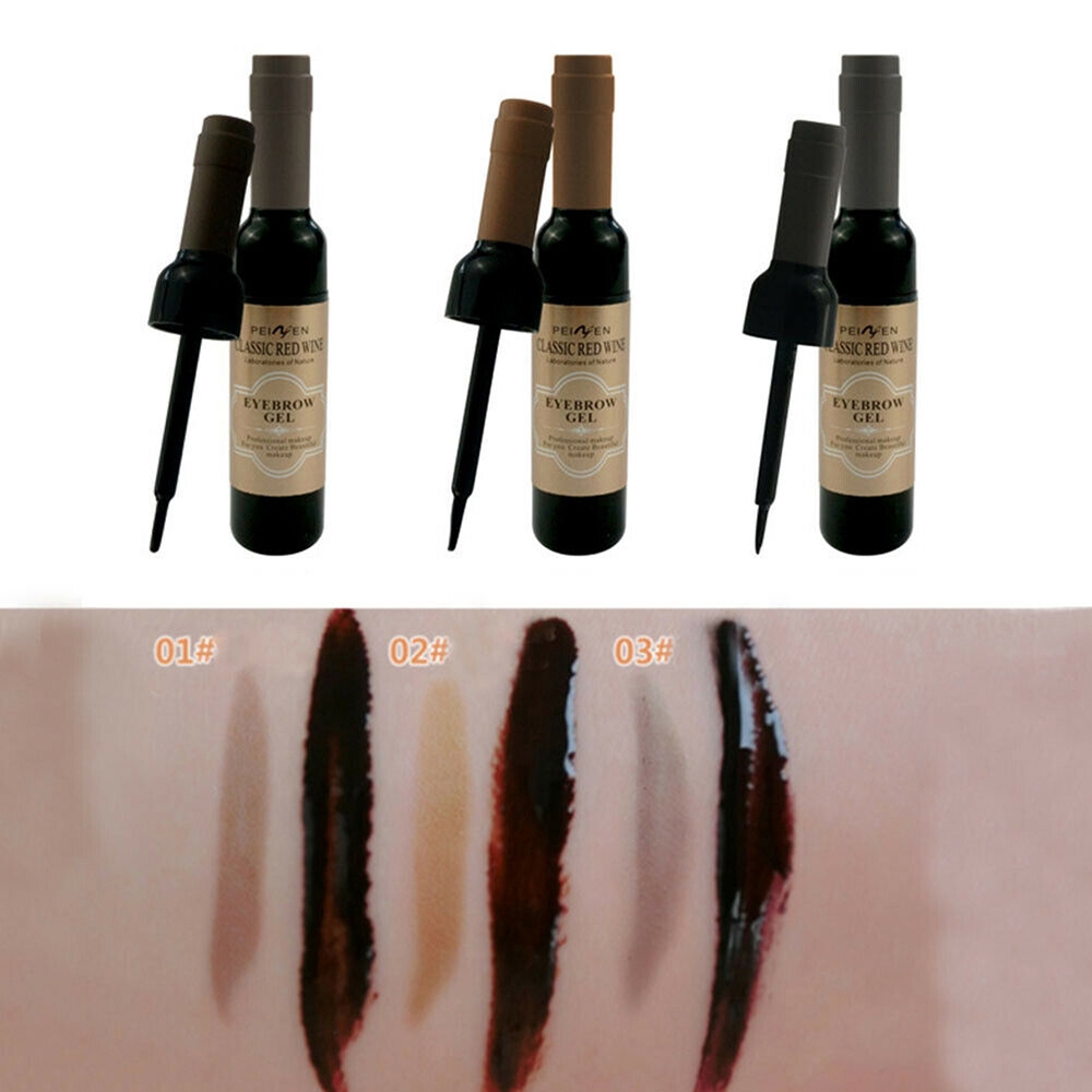 New Eyebrow Tattoo Shadow Black Coffee Gray Peel Off Waterproof Lasting Dye