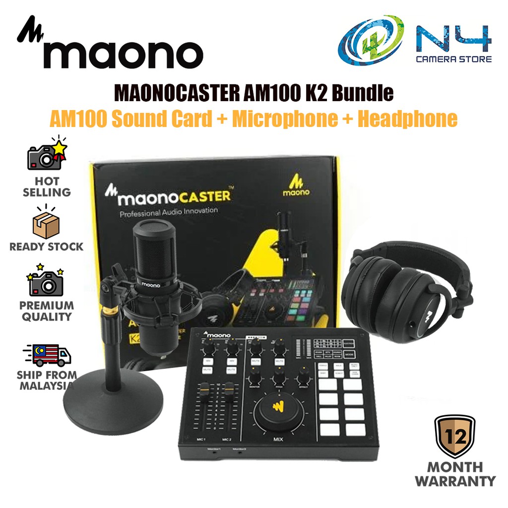 MAONO AUAM100 AUAM100K2 Professional live Audio interface kit sound