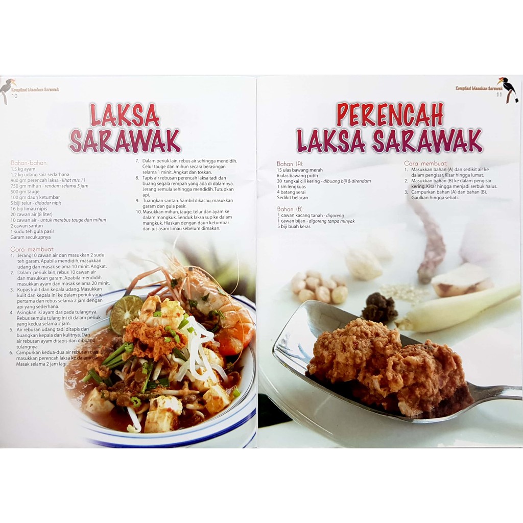 Buku Resepi . Kompilasi Masakan Sarawak . Grupbuku Karangkraf . { READY  STOCK } D