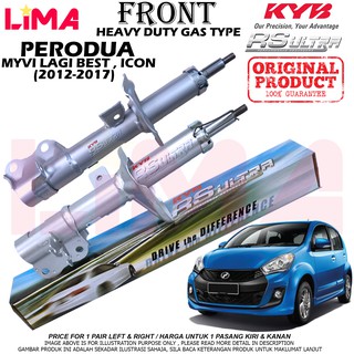 Proton Waja Gen2 Persona Old Front Shock Absorber Rs Ultra 1set Heavy Duty Kayaba Kyb Original Shopee Malaysia