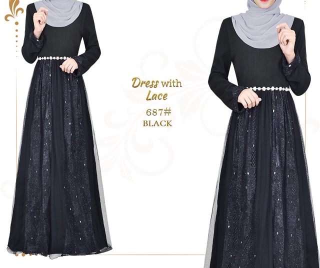 baju dinner plus size