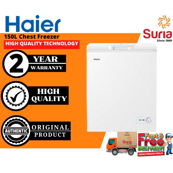 Haier 142L Chest Freezer BD188HMC/CRA142M Shopee Malaysia