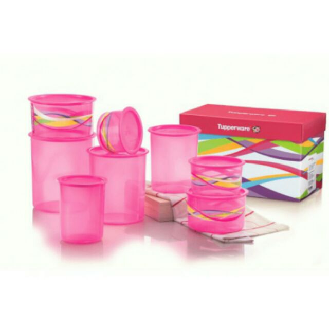 (3days offer) Tupperware lovely pink one touch
