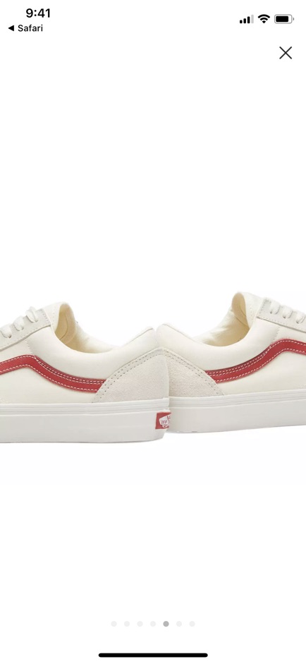 instructor Milky white worker Vans Old Skool / White & Rococo Red | Shopee Malaysia