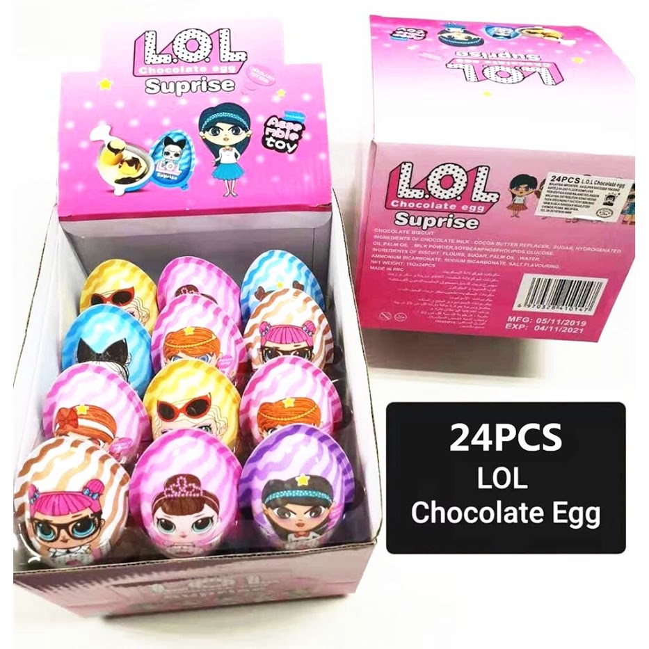 lol chocolate egg with surprise