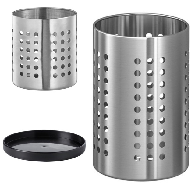 IKEA ORDNING Cutlery Stand Holder/ Bekas sudu, Stainless Steel