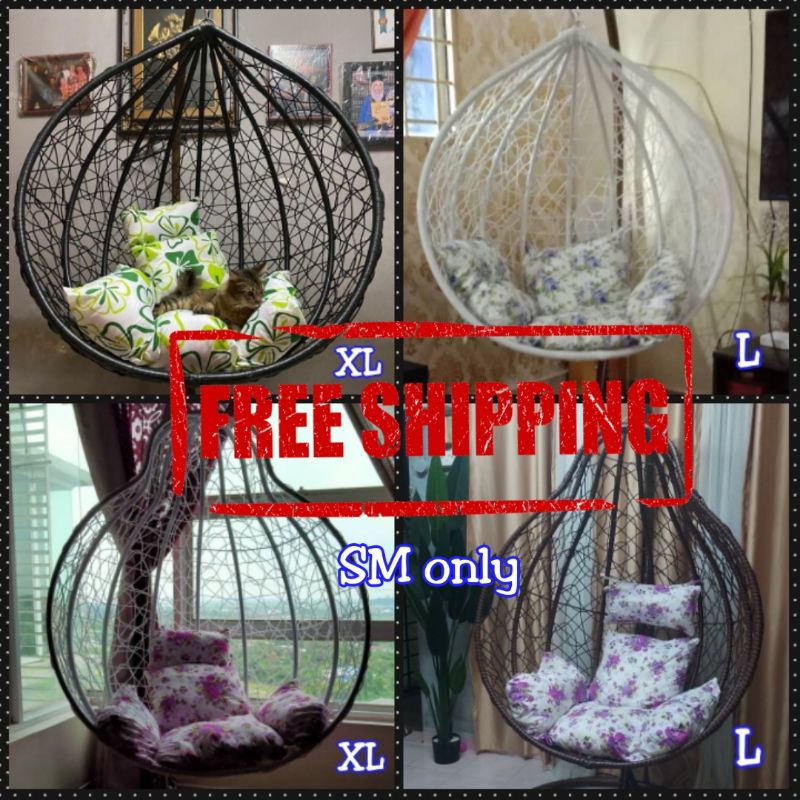 Swing Chair Buai Gantung Harga Kilang Buaian Laman Rumah Shopee Malaysia