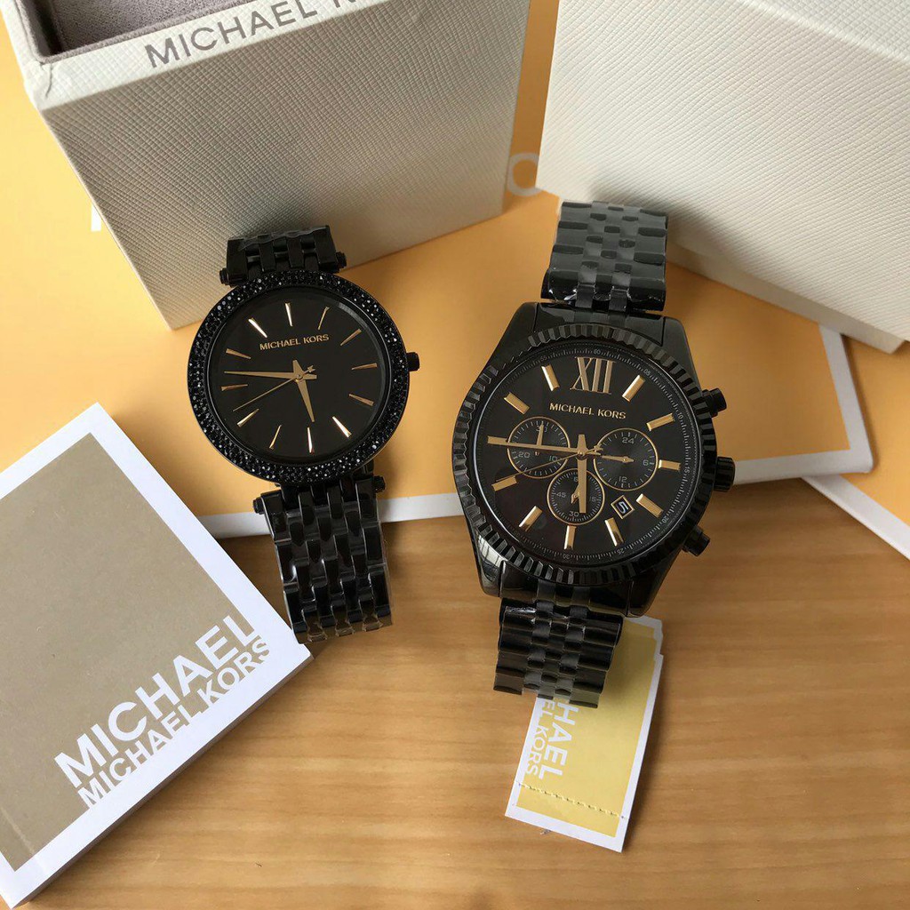 michael kors gold black watch