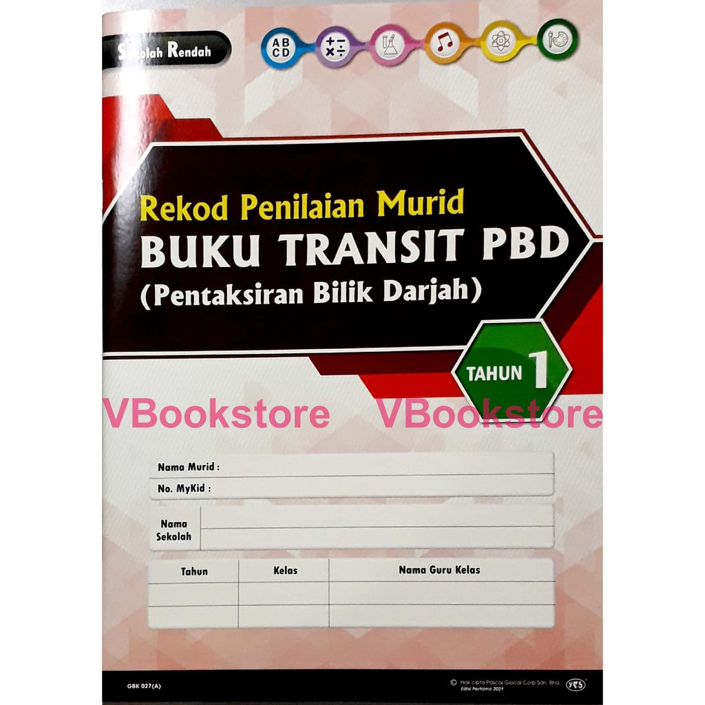 Buy Ready Stock Pascal Buku Transit Pbd Pentaksiran Bilik Darjah Rekod Penilaian Murid Tahun 1 Vbs Seetracker Malaysia