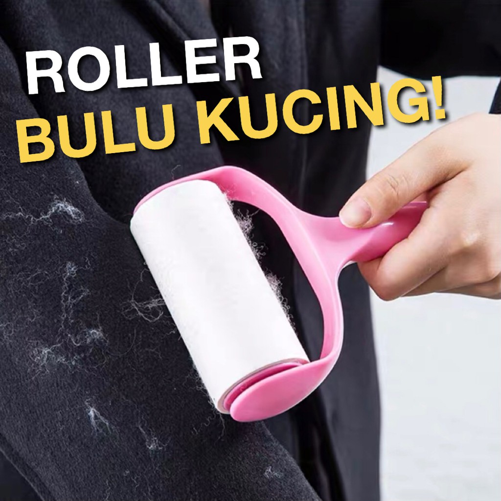 Readystock] Roller Buang Bulu Kucing Pelekat Sticker Pusing Untuk 