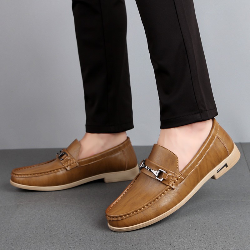 men's genuine leather loafers