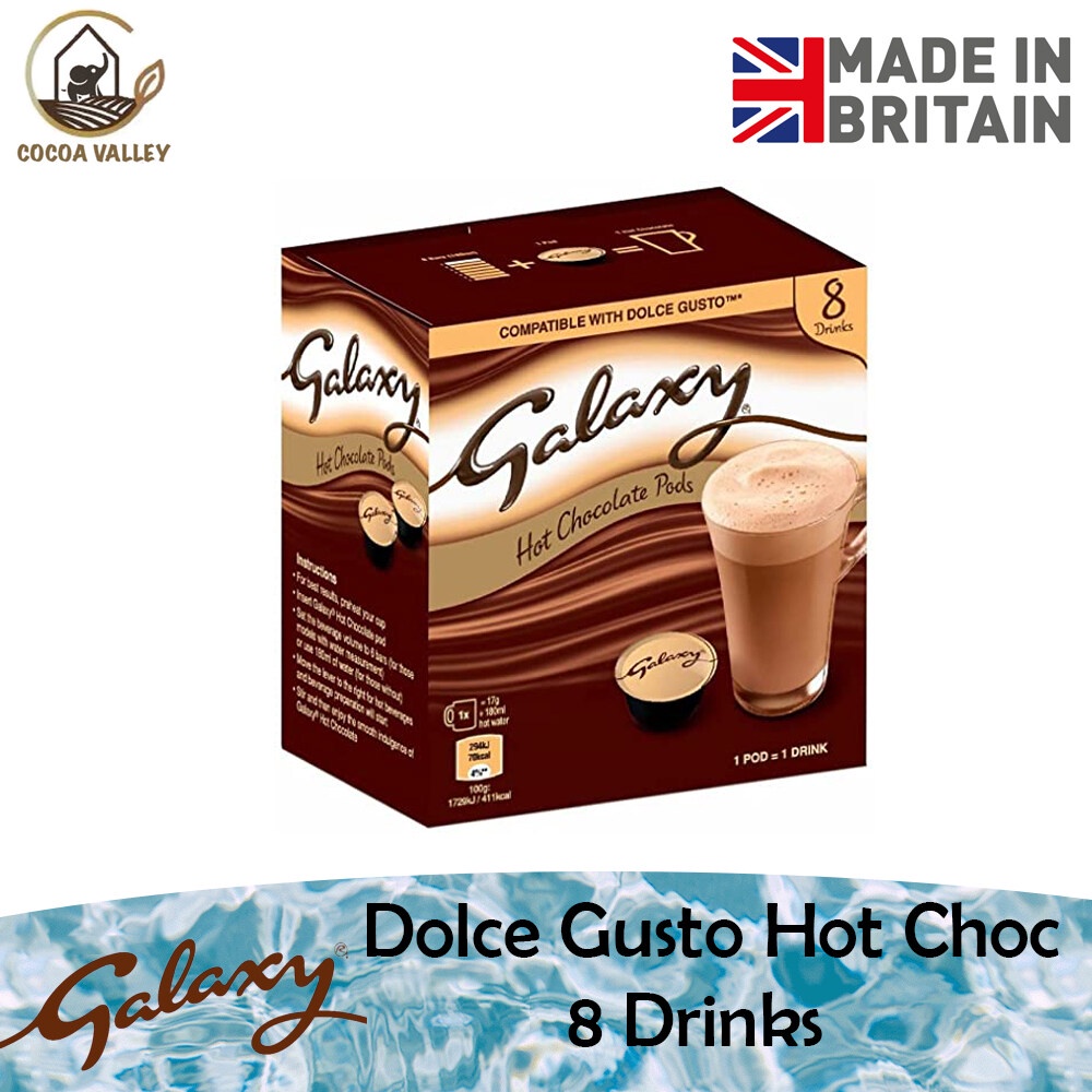 Galaxy Dolce Gusto Hot Chocolate 8 Pods (UK) Shopee Malaysia