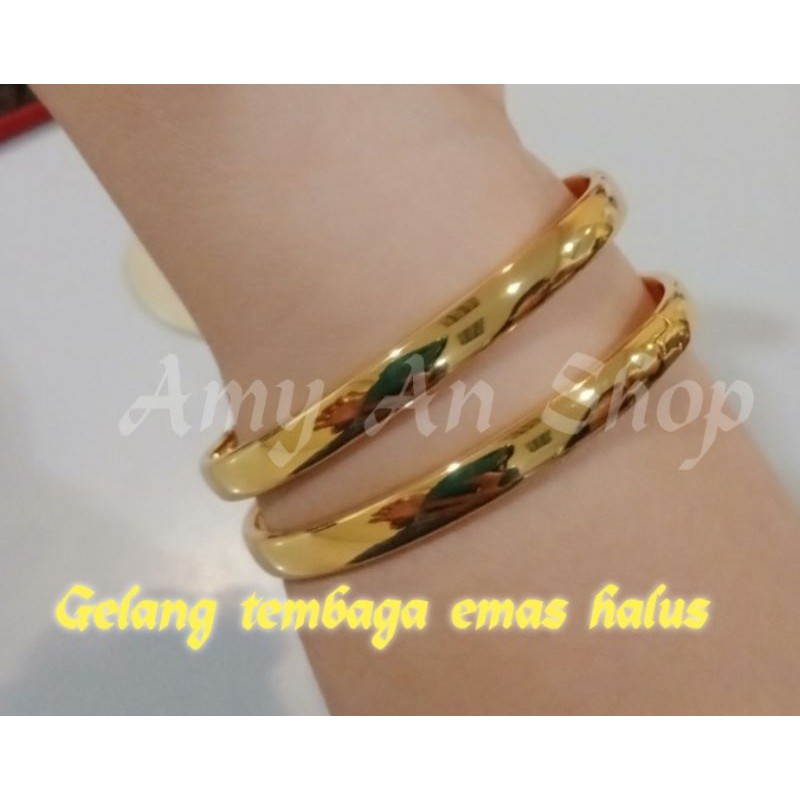 Buy Gelang Tembaga Emas Halus Seetracker Malaysia