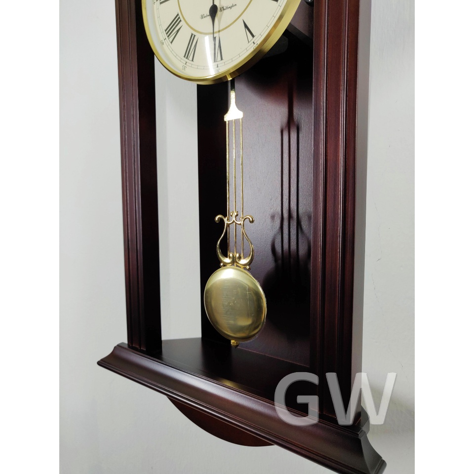 100% ORIGINAL SEIKO Dual Chimes Pendulum Wooden Wall Clock QXH072 (QXH072B)  [Jam Dinding] | Shopee Malaysia