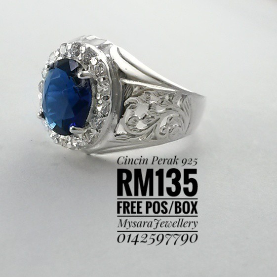  Cincin  Perak925 untuk lelaki  Shopee Malaysia
