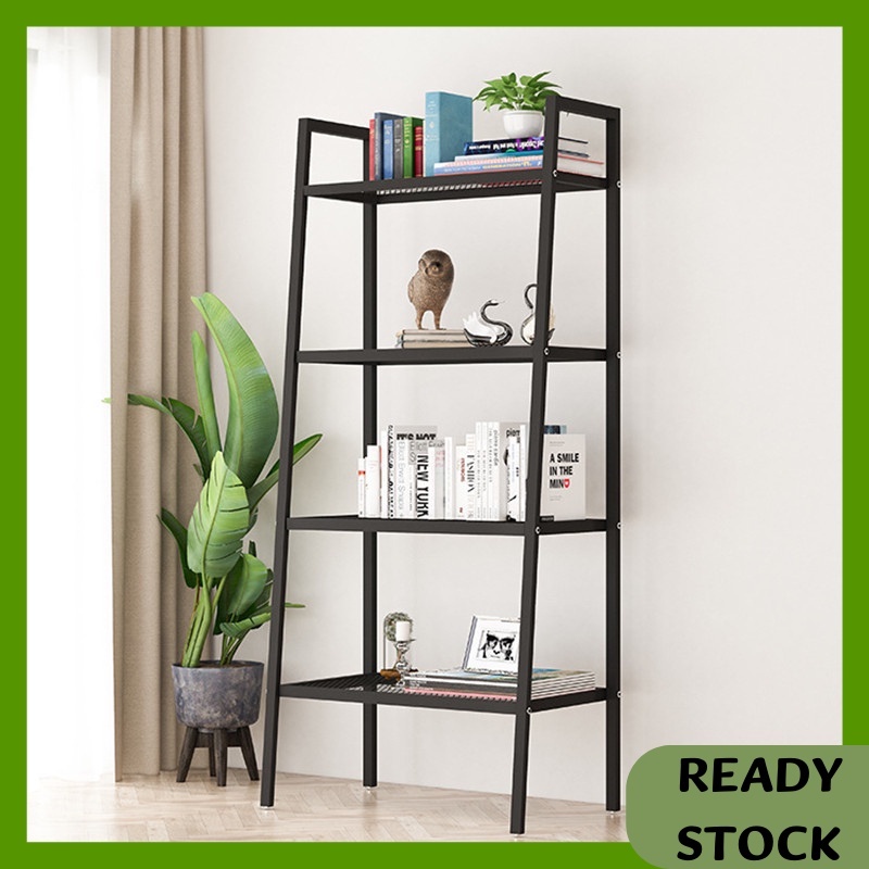 4 Tier Rak Besi Multipurpose Shelf Rak Dapur Bookshelf Ikea Display Bertingkat Kabinet Dapur Kitchen Rack Organizer/A28