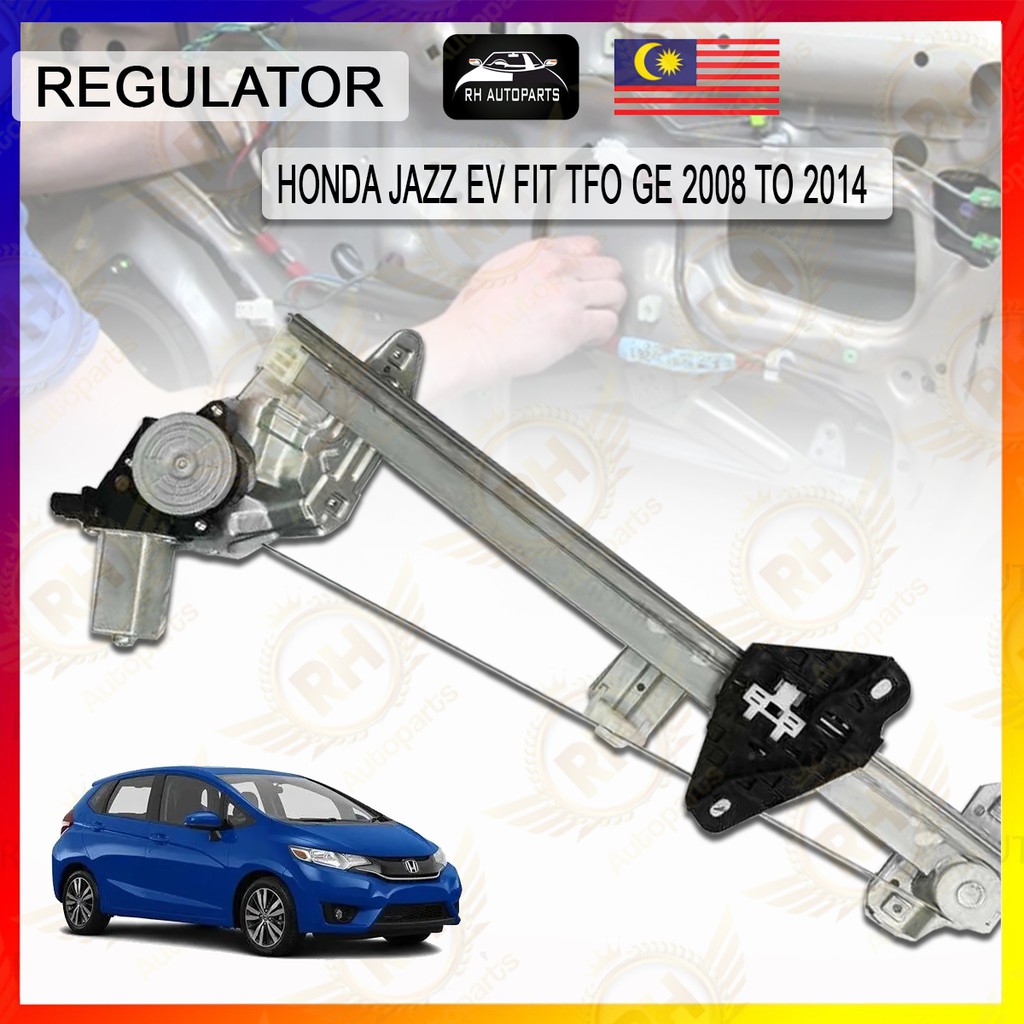 HONDA JAZZ HYBRID EV FIT TF0 GE POWER WINDOW GEAR REGULATOR WITH MOTOR  CERMIN PINTU LIFT FR FL RR RL 2010 TO 2015 | Shopee Malaysia