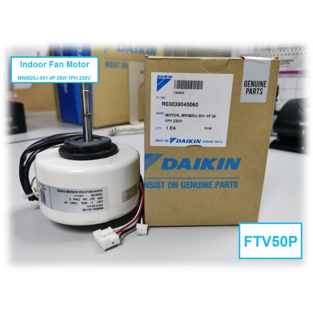 Original / Daikin Genuine Part Indoor Fan Motor Wall Mounted (MOTOR
