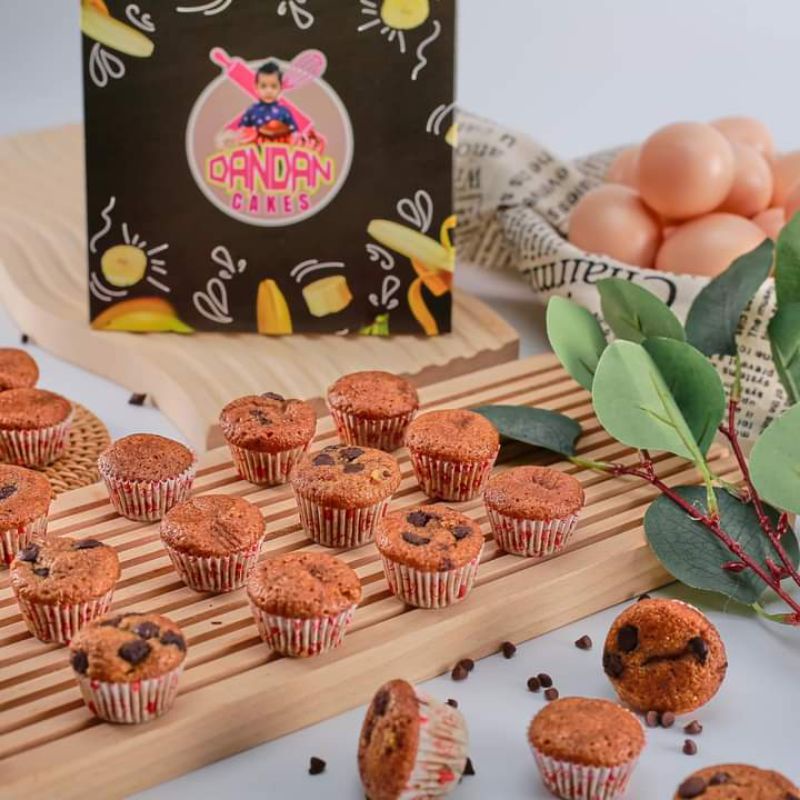 Buy Mini Muffin Rm13 60pcs Kek Pisang 2 Flavor Original Choc Chip Seetracker Malaysia