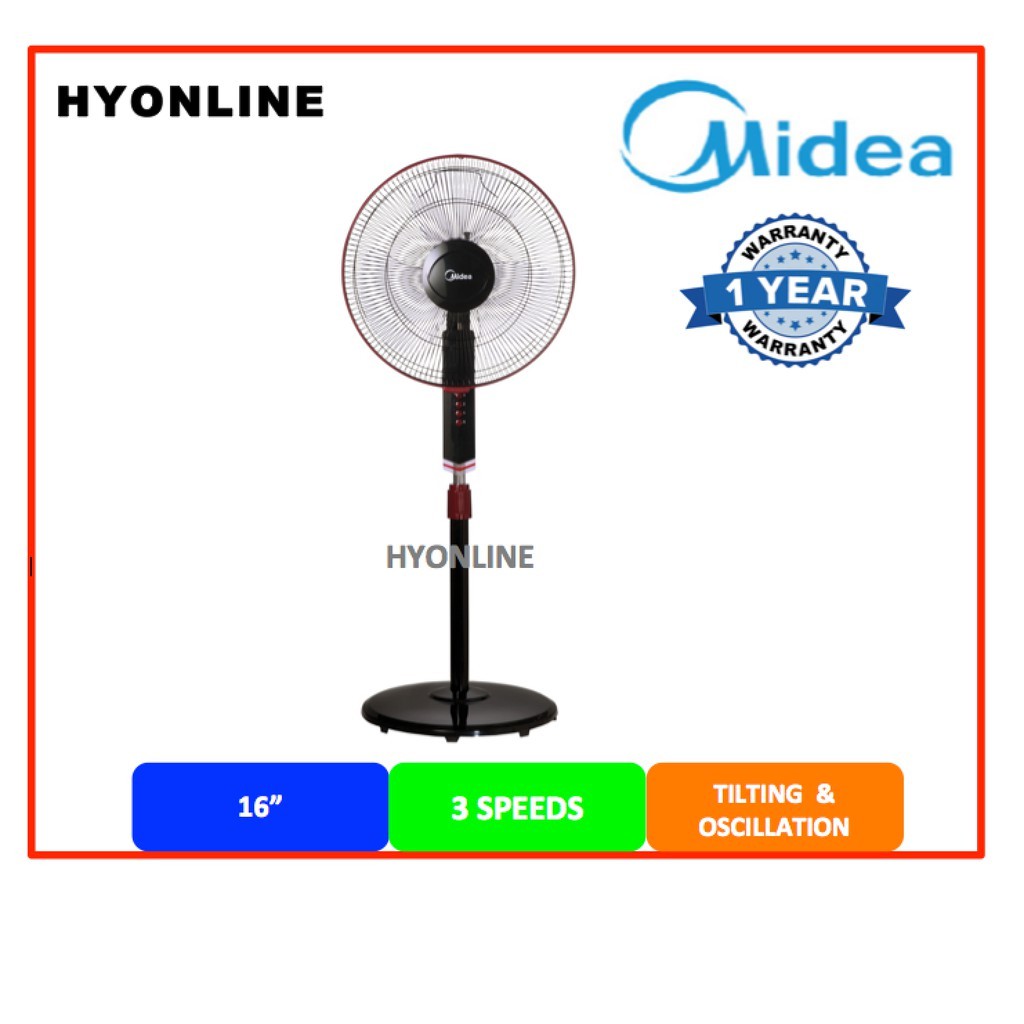 Mf 16fs10n Midea 16 Mf16fs10n Stand Fan Shopee Malaysia