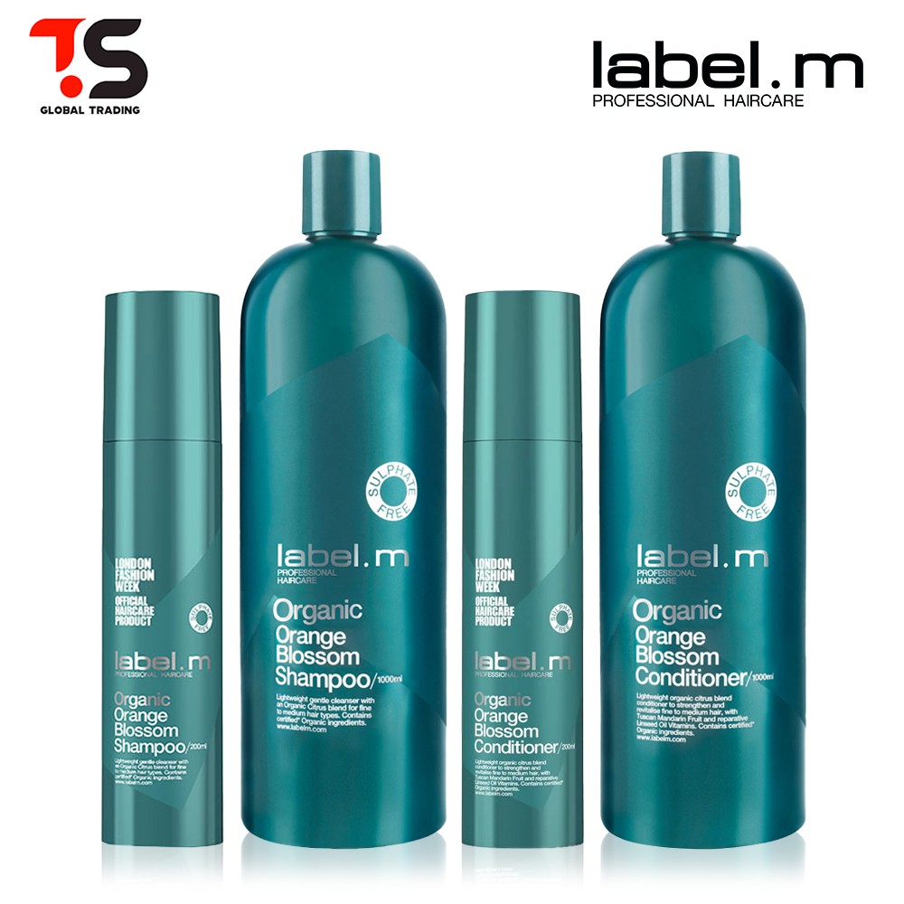 LABEL.M ORGANIC ORANGE BLOSSOM Shampoo / Conditioner (200ML / 1000ML