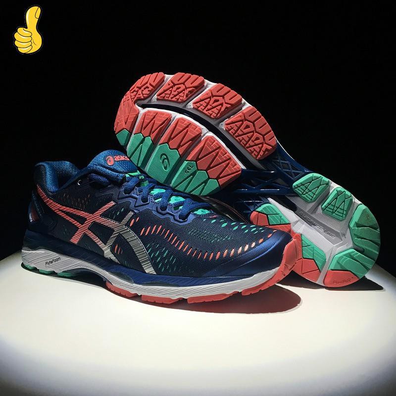 colorful asics running shoes