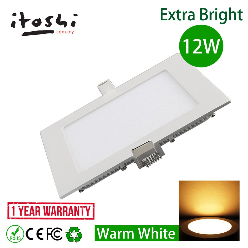 Itoshi 12w 6 Inch Led Down Light Plaster Ceiling Square Daylight