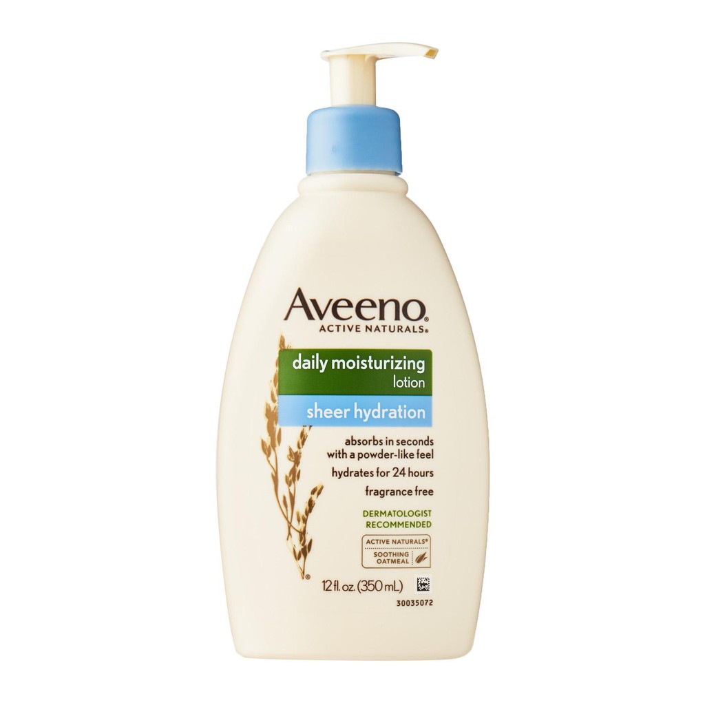 aveeno lotion sheer hydration