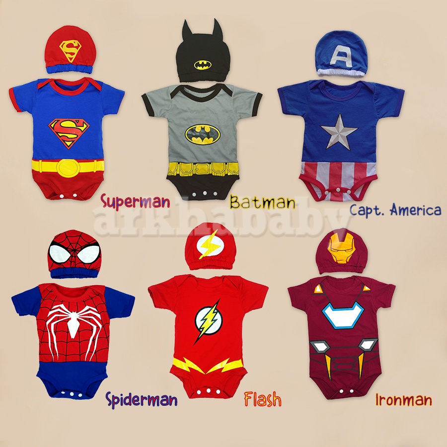 Baby Clothes JUMPER Baby HERO / Short Sleeve Baby Clothes