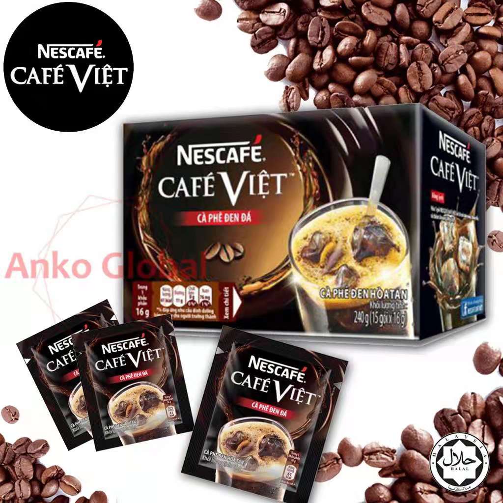 Nescafe Cafe Viet Ca Phe Den Da Vietnamese Coffee (15 packs x 16g) Shopee Malaysia