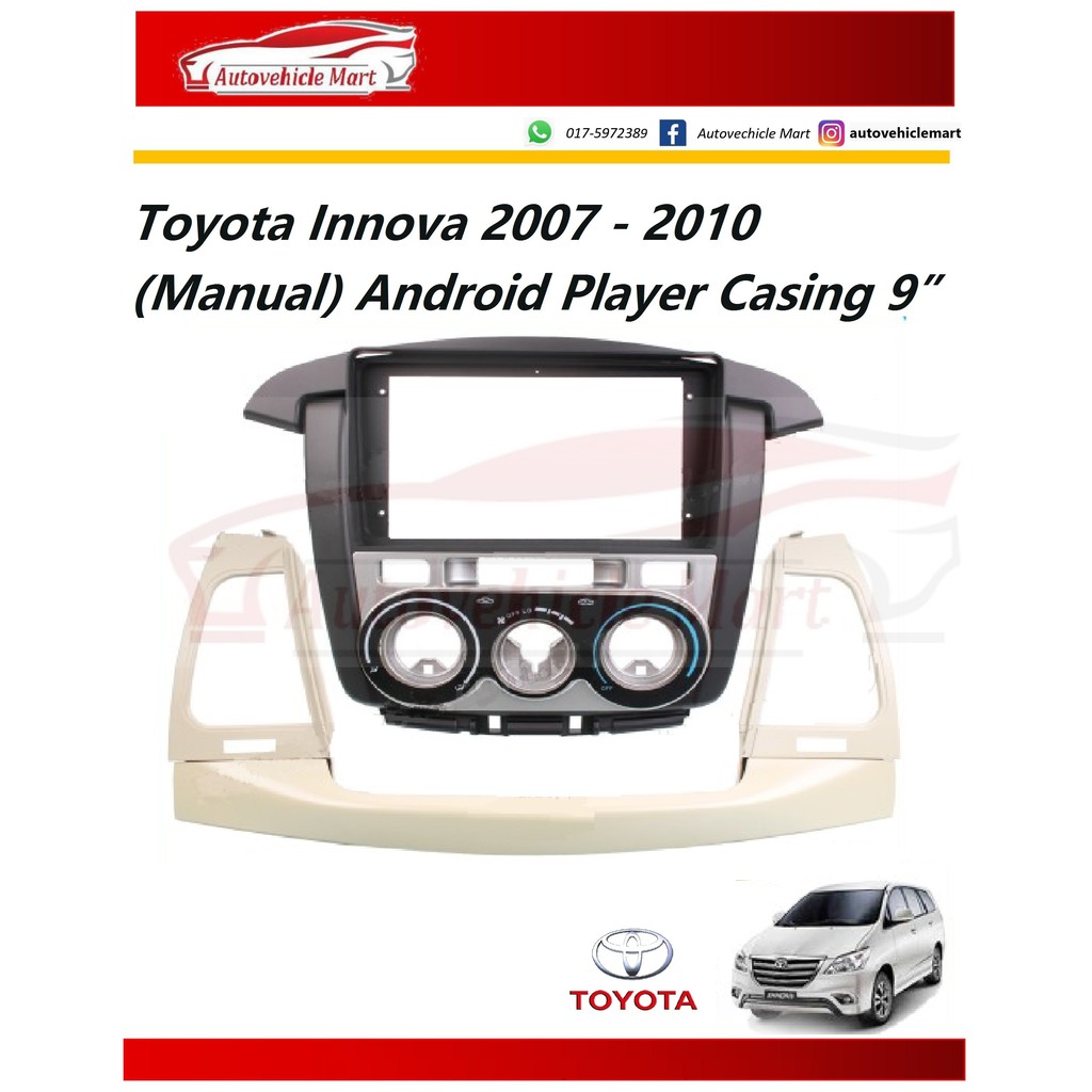Toyota Innova 2007-2010 Android Player Casing 9