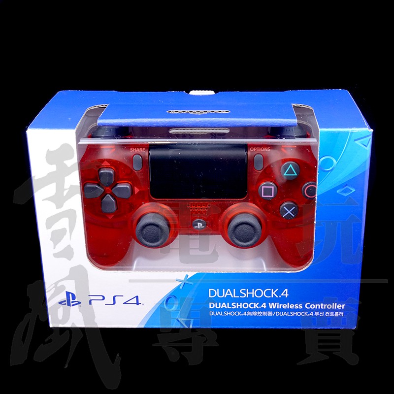 Electric Game Sony Original Wireless Controller Wireless Handle Crystal Red Shopee Malaysia