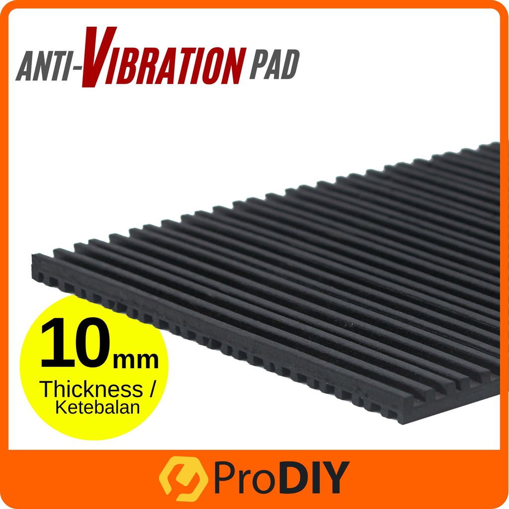 Anti Vibration Pad 10mm Thickness Natural Rubber Water Pump 300 X