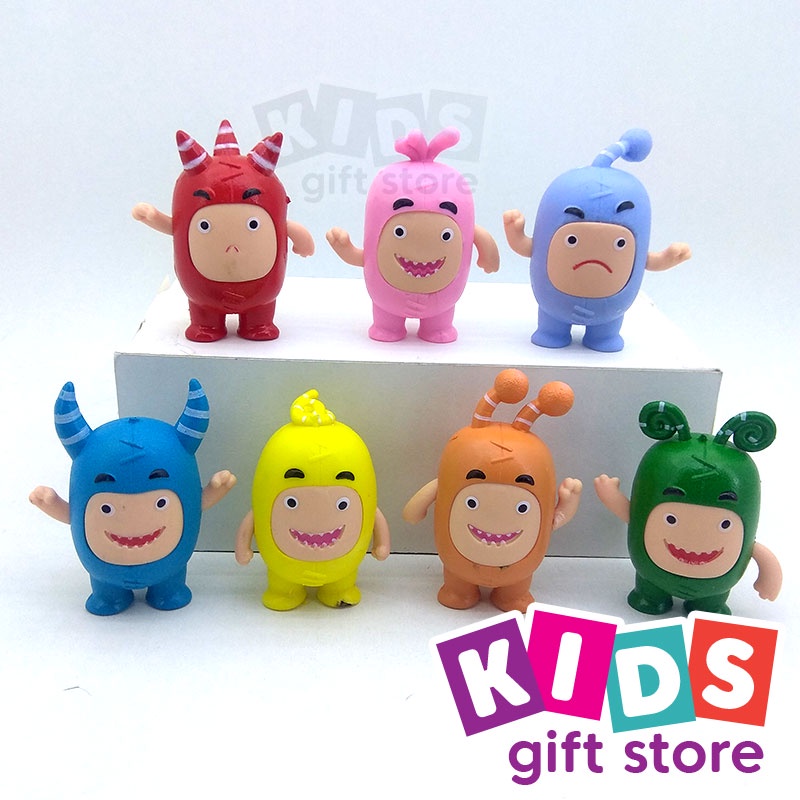 provide marketing Backward Oddbods 7pcs Figure Set - Figure Toys | Shopee Malaysia