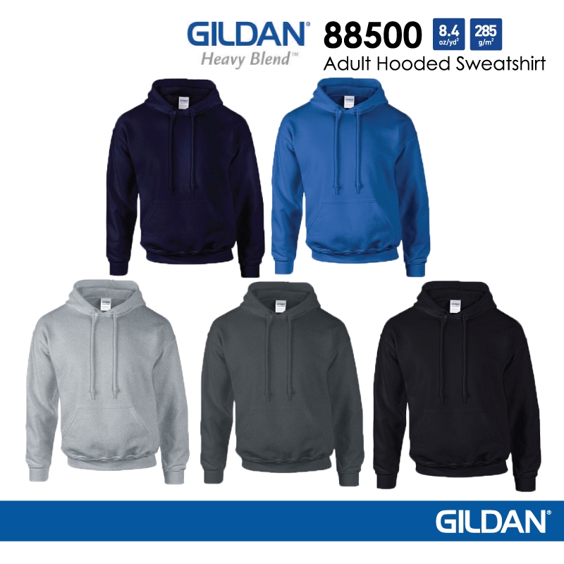 Gildan Heavy Blend Unisex Sideseamed Adult Hooded Sweatshirt - Royal ...