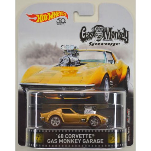 gas monkey gold corvette hot wheels