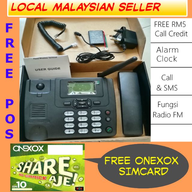 Wireless GSM Desk Phone  House Office Telephone Telefon 