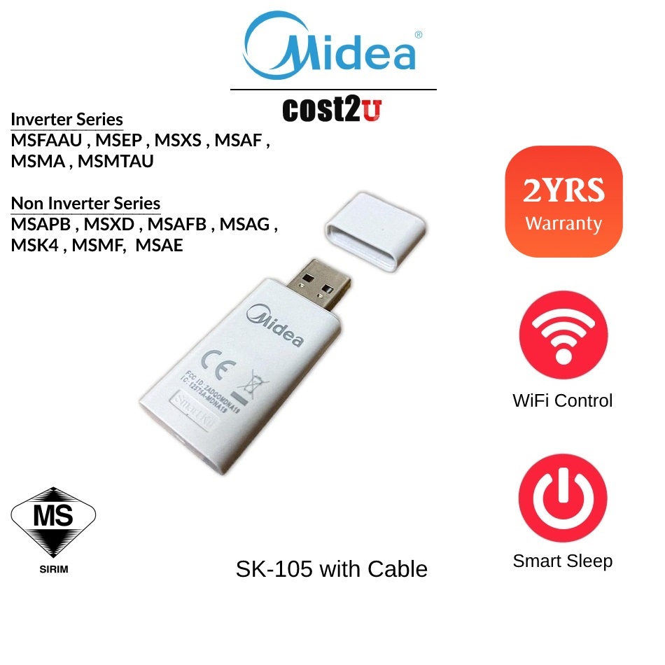 Midea Air Conditioner WIFI Connect Smart Kit EUSK105 SK105 EU