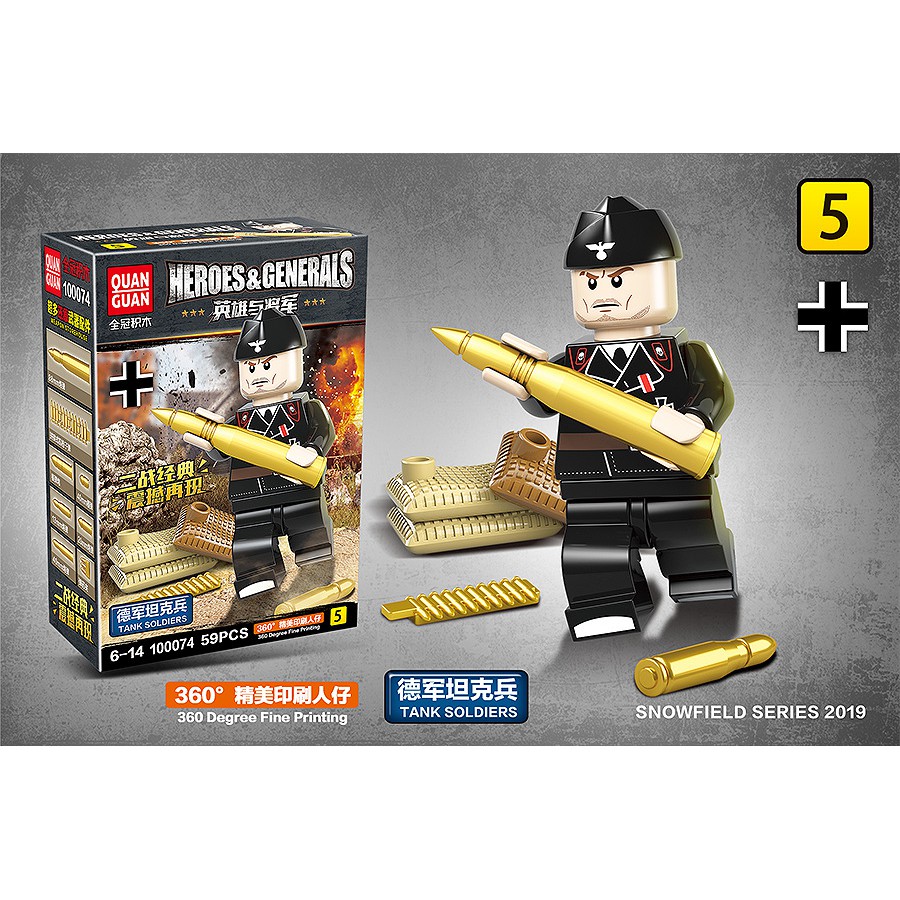 custom lego ww2 minifigures