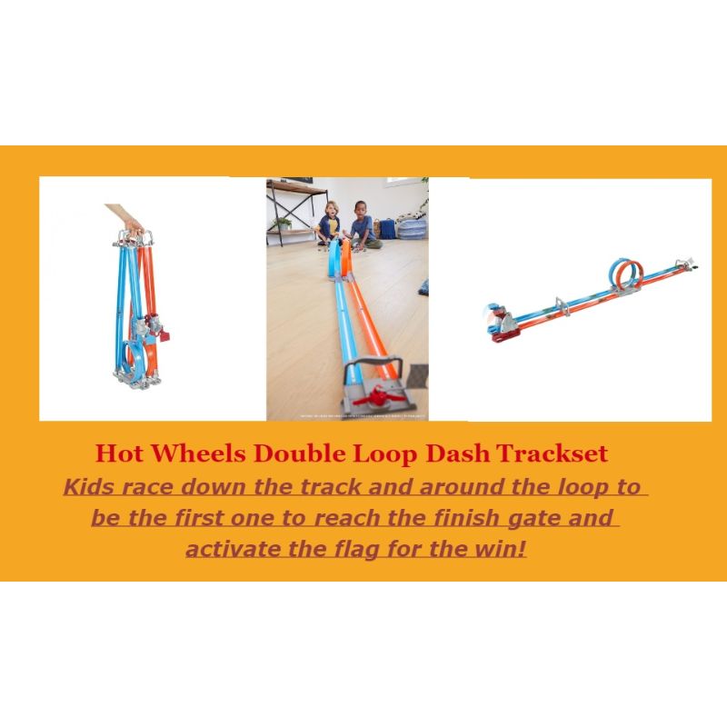 hot wheels double loop dash