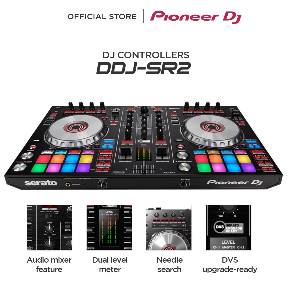 Pioneer Dj Ddj Sr2 4 Deck Serato Dj Pro Controller Shopee Malaysia