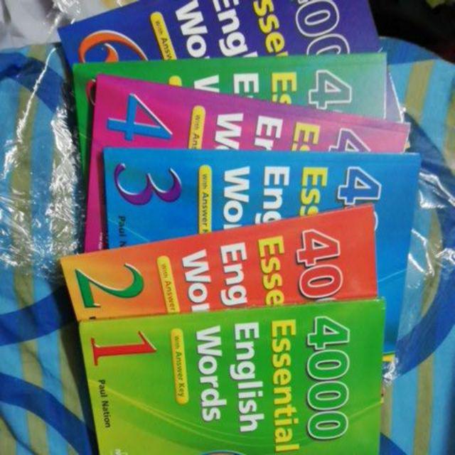 Updated Version 4000 Essential English Words Set Of 6 From Book 1 6 Free Peninsular Shipping Shopee Malaysia