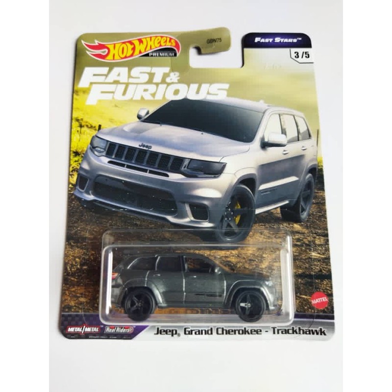 Hot Wheels Premium Fast Furious Fast Stars Jeep Grand Cherokee Trackhawk Shopee Malaysia