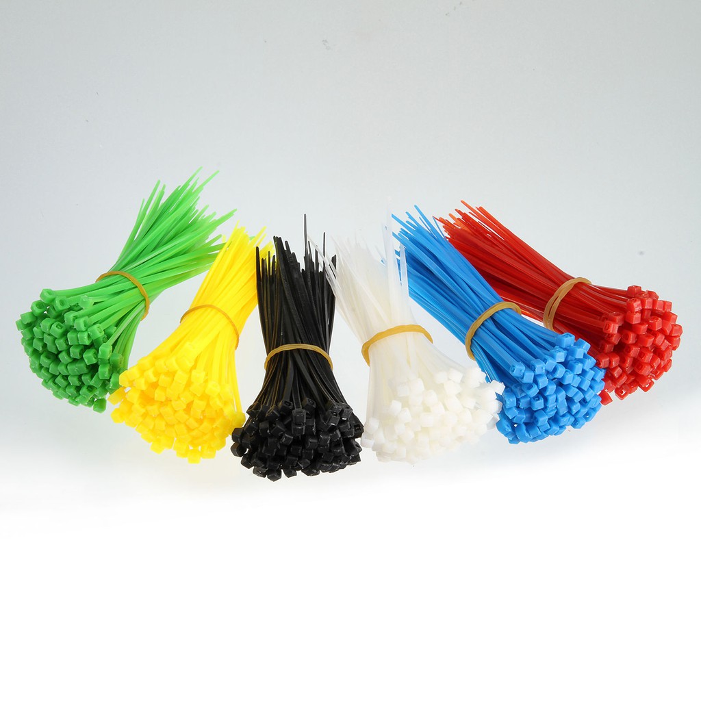 Lot of 100Pcs Nylon Plastic Cable Ties Heavy Duty Industrial Wire Zip