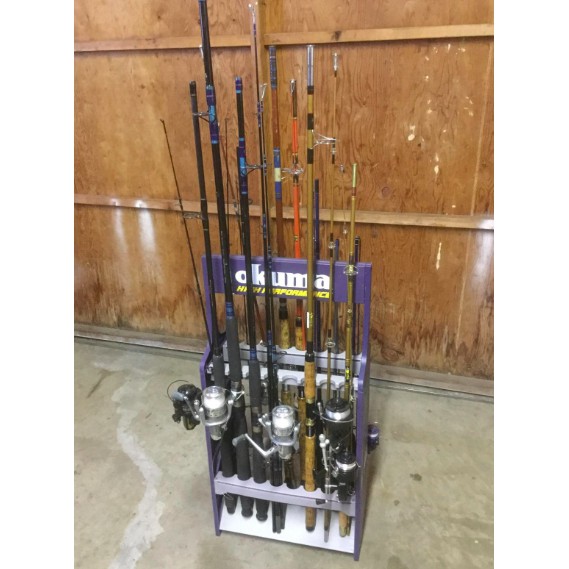 okuma fishing rod rack