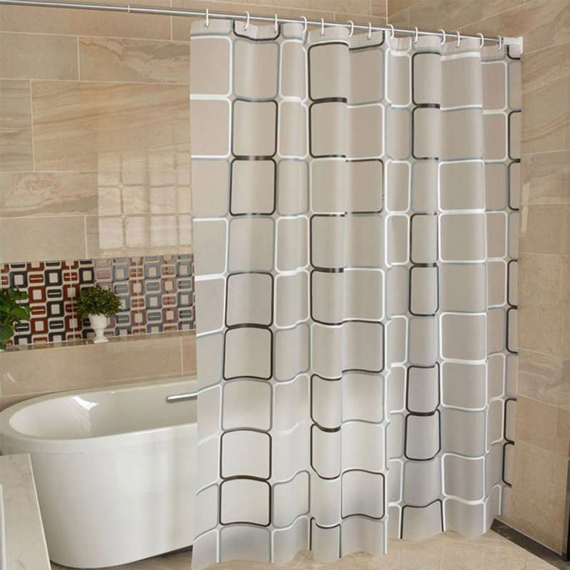 Xhoming Peva Waterproof Shower Curtain, What Is A Standard Size Shower Curtain Liner