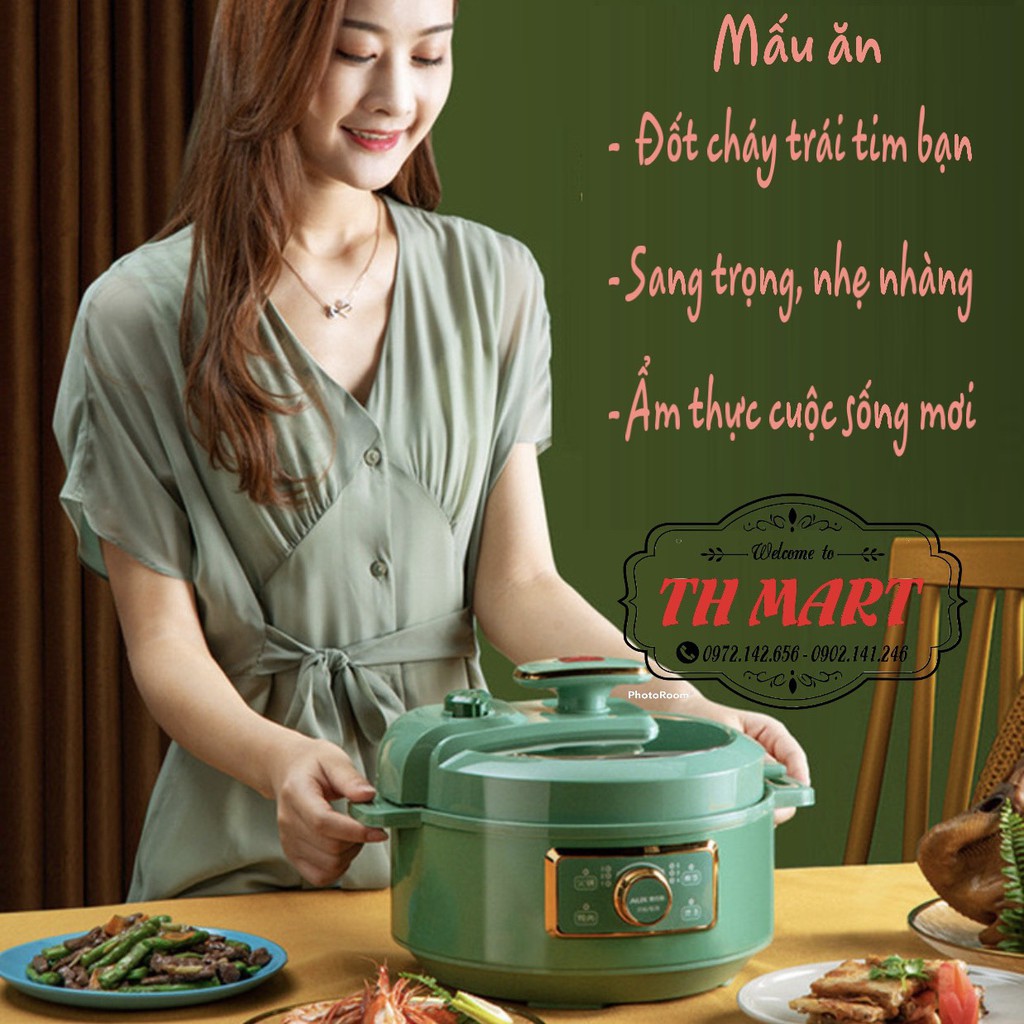 Luxury NineShield Multi-Purpose Pressure Cooker, Fruit Bone Stew, Meat, Grill, Porridge, Hot Pot, Convenient Rice KB-618