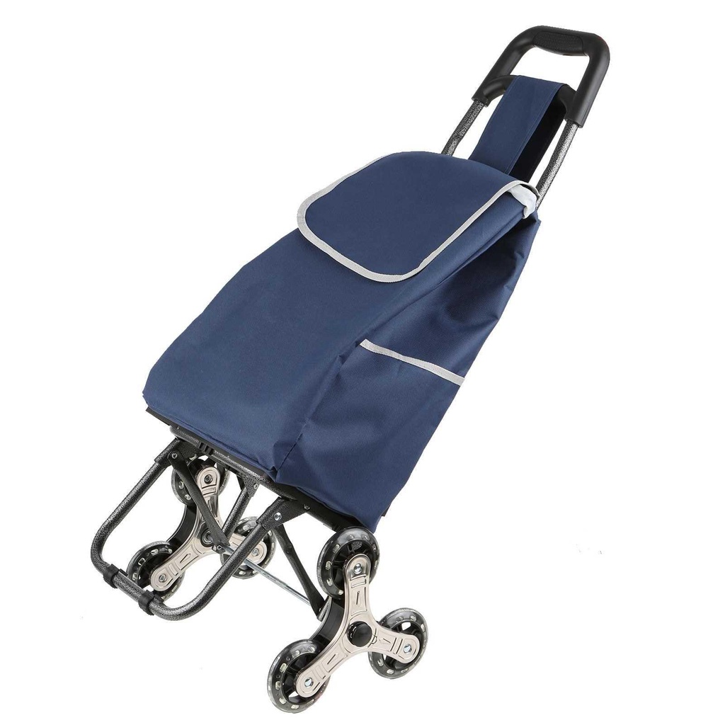 Folding Shopping Bag Cart Grocery Shopping Foldable Cart Stair Climber